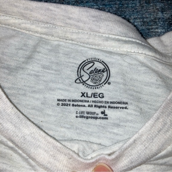 Official Selena Girls Long Sleeve Shirt Size XL Tejano 1980s Style - Picture 3 of 3